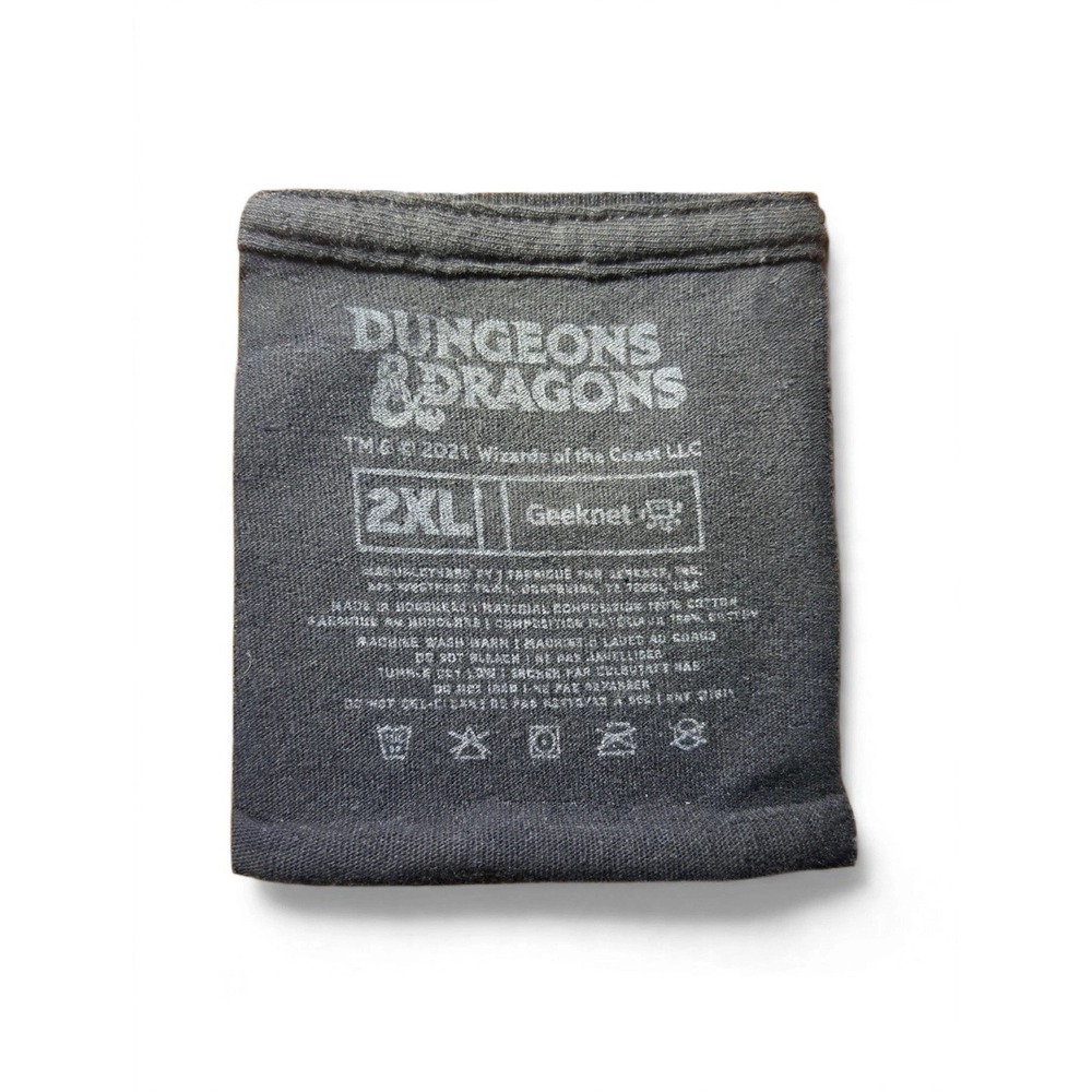 Dungeons and Dragons T-Shirt Mens 2XL Red Dragon Ouroboros D&D Logo 2021 - Picture 3 of 8